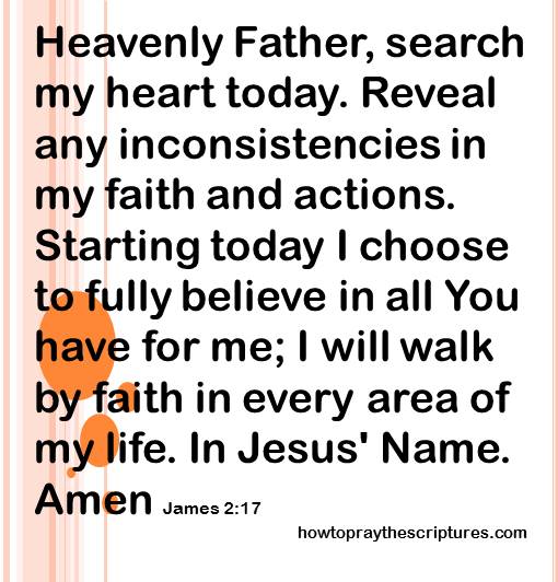 search my heart today james 2-17