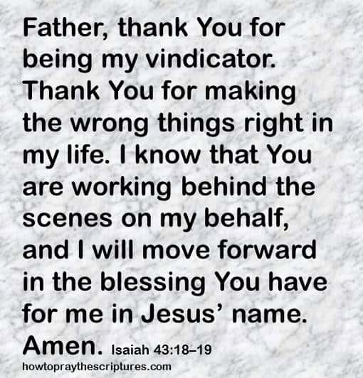 god makes things right isaiah 43-18-19