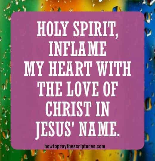 Holy Spirit Inflame My Heart