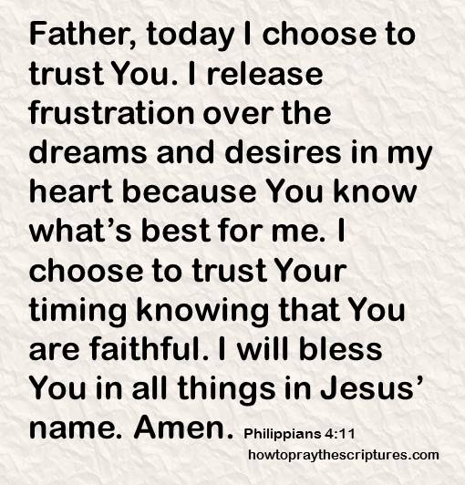 i choose to trust you philippians 4-11