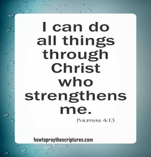 Philippians 4:13 Bible Verses For Hard Times