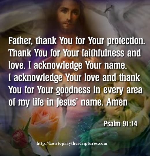 Prayer To Thank God For His Protection