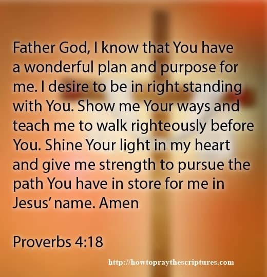Prayer For God To Teach Me To Walk Righteously
