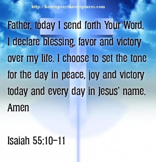 Prayer To Declare Blessing Over My Life