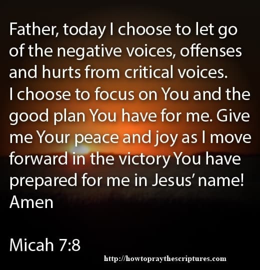 How To Pray To Move Forward In Victory