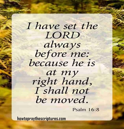 I Have Set The LORD Always Before Me