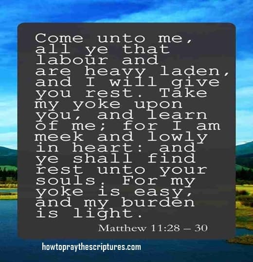 Come Unto Me All Ye That Labour And Are Heavy Laden
