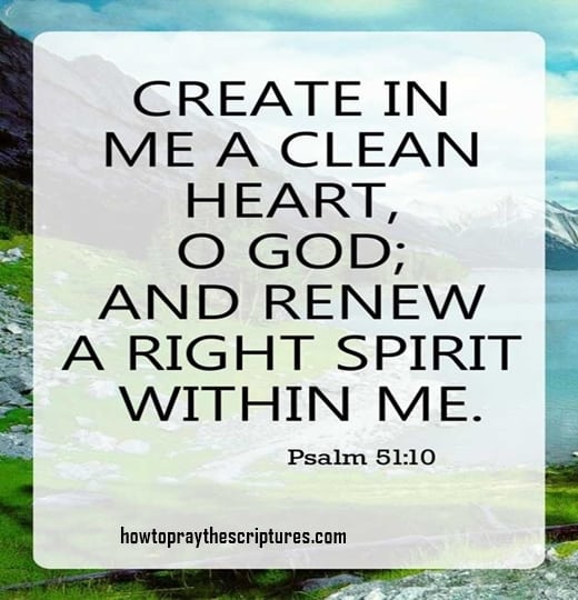 Create In Me A Clean Heart O God