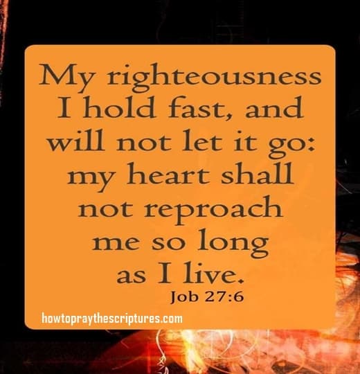 My Righteousness I Hold Fast