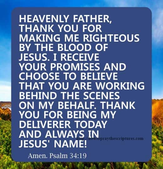 Prayer Thanking God That He Is Our Deliverer