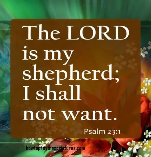 The LORD Is My Shepherd