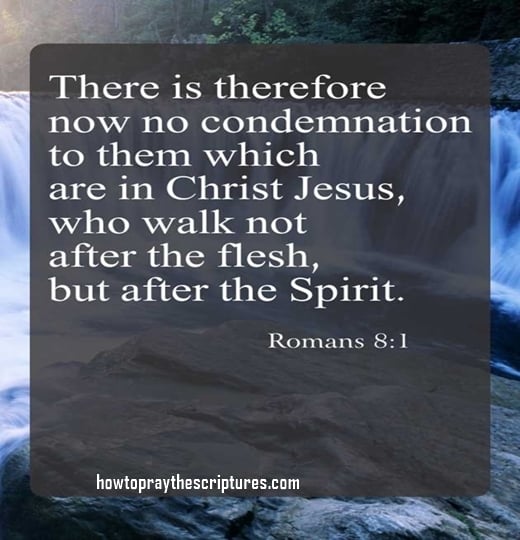 There is therefore now no condemnation to them