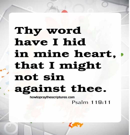 Thy Word Have I Hid In Mine Heart