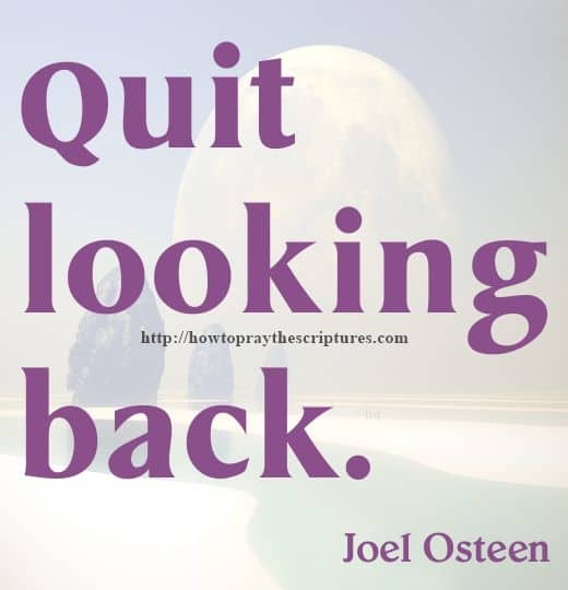quit looking back