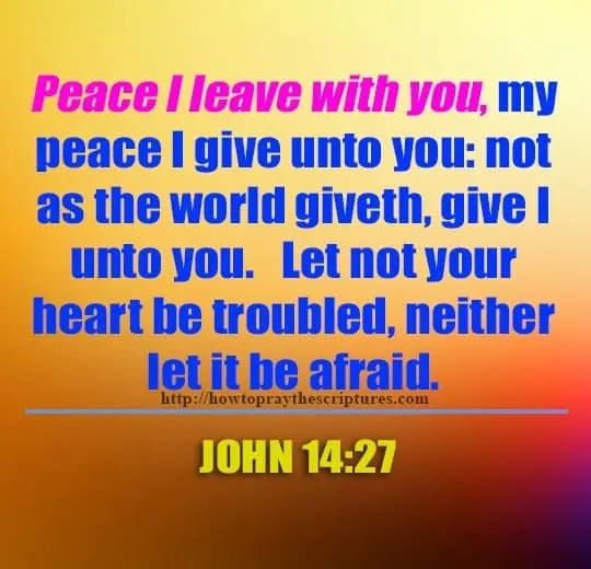 Scriptures On Peace Of Mind