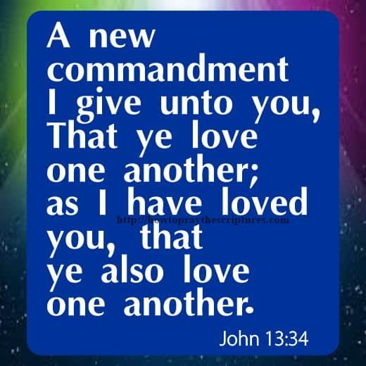 A New Commandment I Give Unto You John 13-34