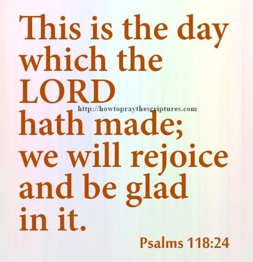 This Is The Day Which Psalms 118-24
