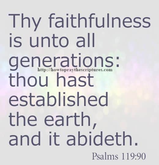 Thy Faithfulness Is Unto All Psalms 119-90