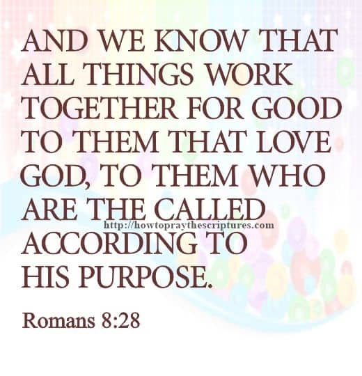And We Know That All Things Romans 8-28