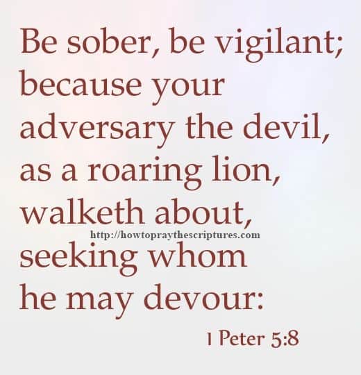 Be Sober Be Vigilant 1 Peter 5-8