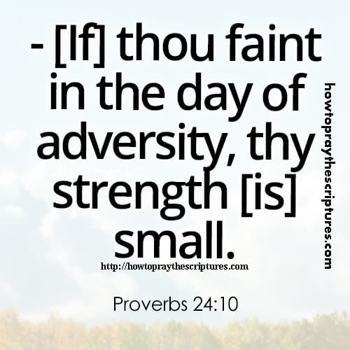 Bible Verses For Times Of Adversity