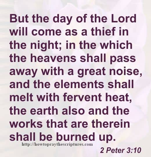 But The Day Of The Lord Will Come 2 Peter 3-10