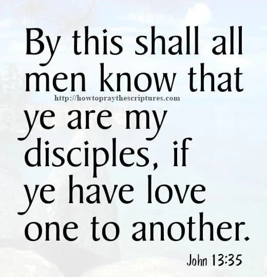 By This Shall All Men Know John 13-35
