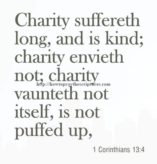 Charity Suffereth Long And Is Kind 1 Corinthians 13-4