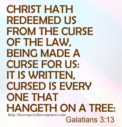 Christ Hath Redeemed Us From The Curse Galatians 3-13