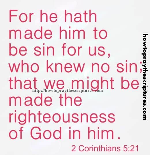 For He Hath Made Him To Be Sin 2 Corinthians 5-21