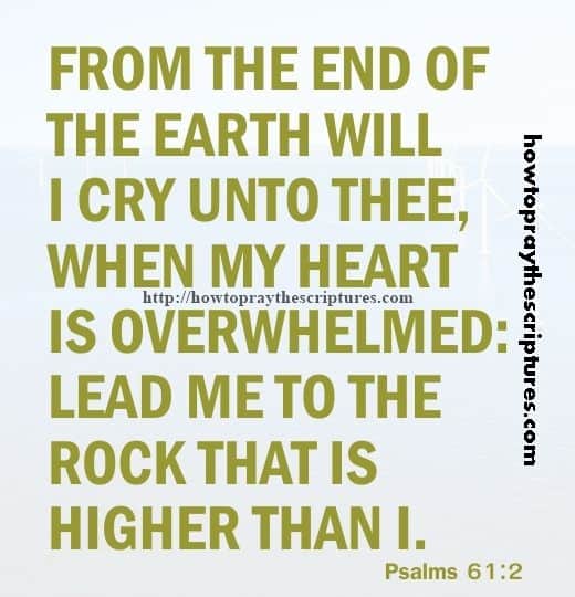 From The End Of The Earth Psalms 61-2