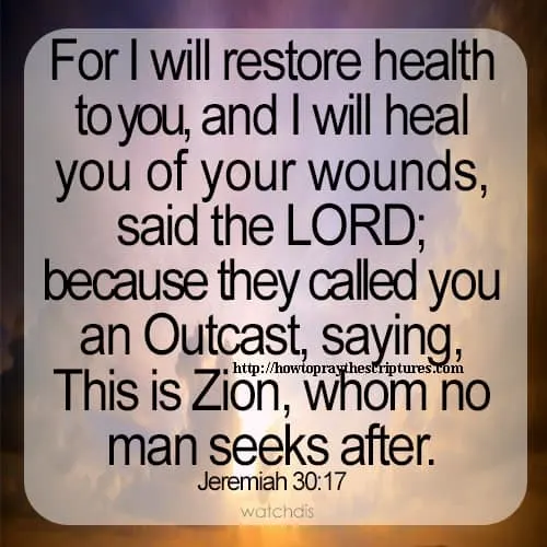 Verses In The Bible About Healing