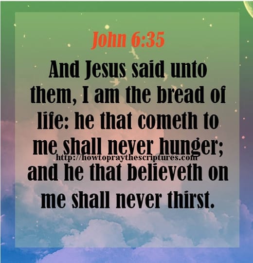 And Jesus Said Unto Them I Am The Bread Of Life