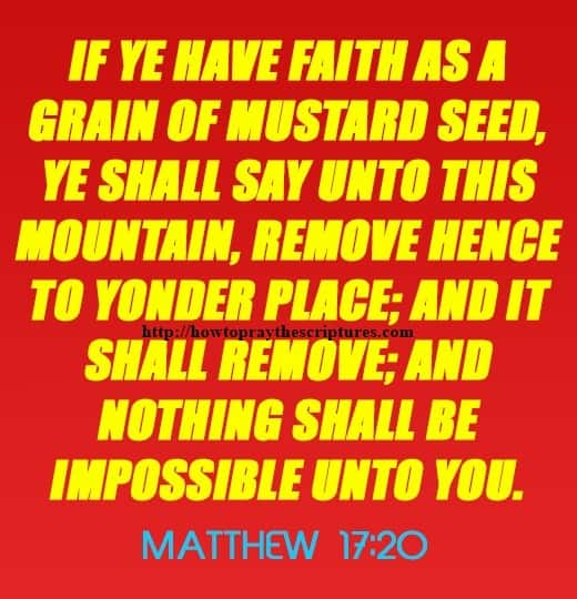 If Ye Have Faith As A Grain Of Mustard Seed Matthew 17-20
