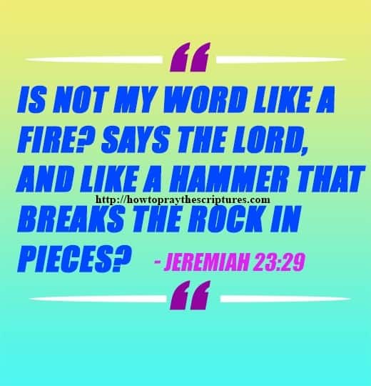 Is Not My Word Like A Fire Jeremiah 23-29