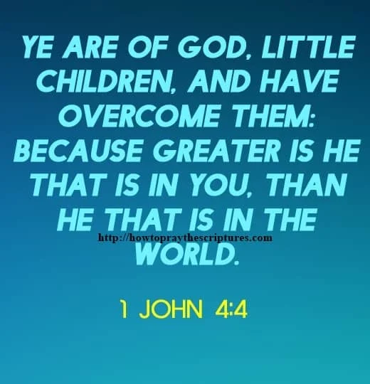 Ye Are Of God Little Children 1 John 4-4