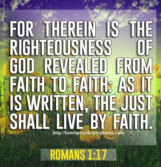 For Therein Is The Righteousness Of God Revealed Romans 1-17