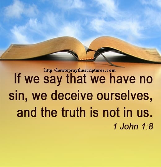 If we say that we have no sin 1 John 1-8