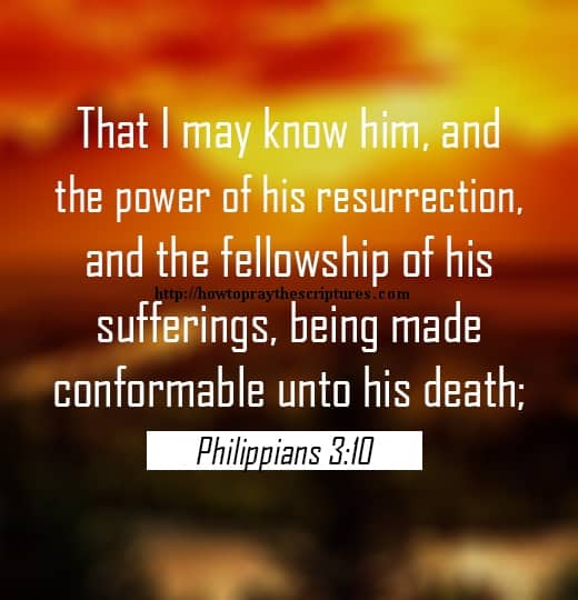 That I May Know Him And The Power Of His Resurrection