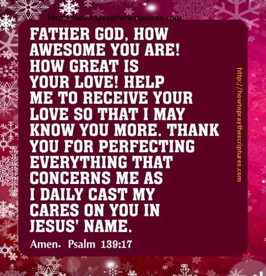 Prayer To Thank God For Perfecting Everything