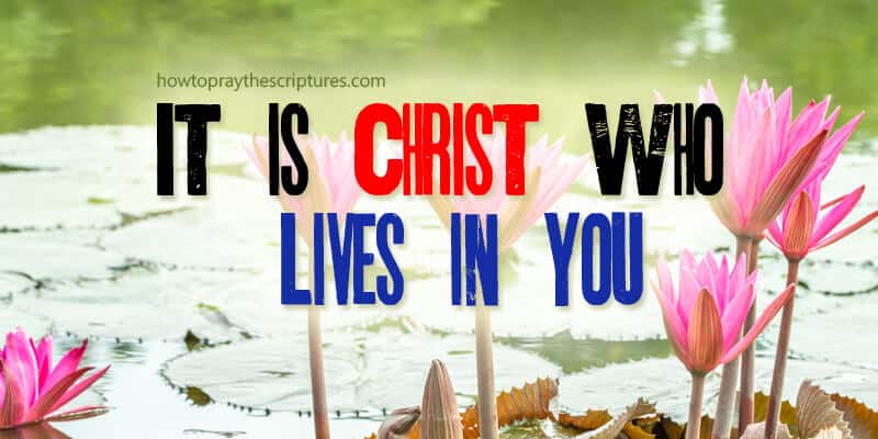 It is Christ who Lives in You