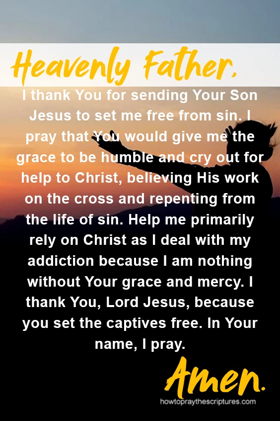 Heavenly Father, I thank You for sending Your Son Jesus to set me free from sin