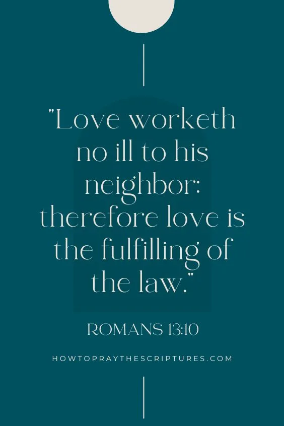 Heavenly Father, thank You for giving me neighbors who are loving, peaceful, and kind.