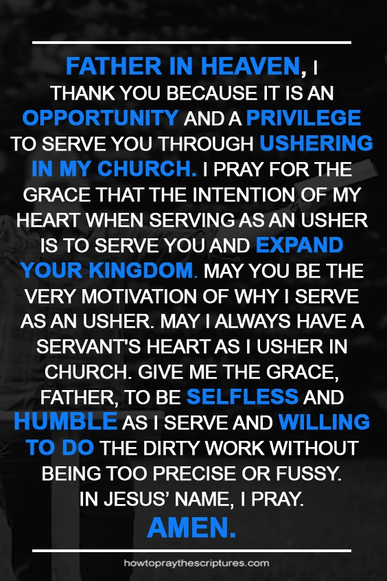 Father in heaven, I pray that you would stir up volunteerism in my heart, that I would volunteer to serve in our church and be a blessing to our church's full-time staff.
