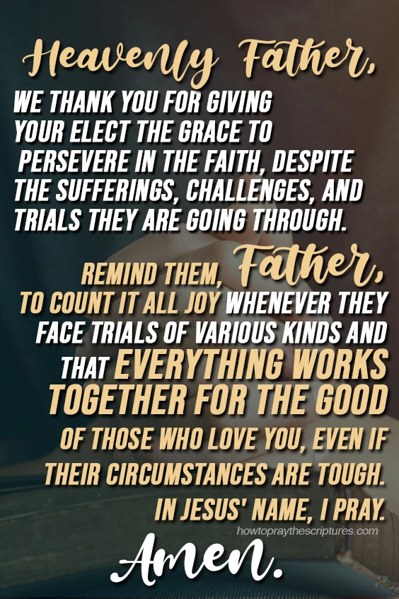 Heavenly Father, I pray for my church that they shall always be faithful and obedient to Your commands.