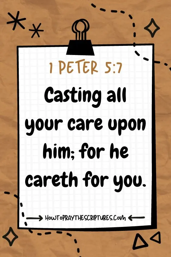 Father in heaven, I pray that I shall always trust You regarding my son.