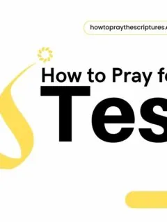 How to Pray for a Test