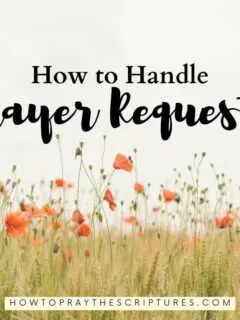 How to Handle Prayer Requests