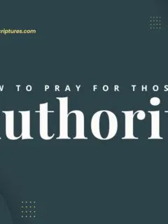 How to Pray for Those in Authority