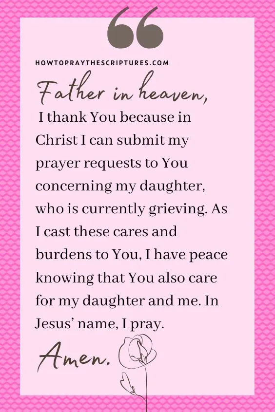 Father in heaven, I thank You because in Christ You hear every prayer that we say.